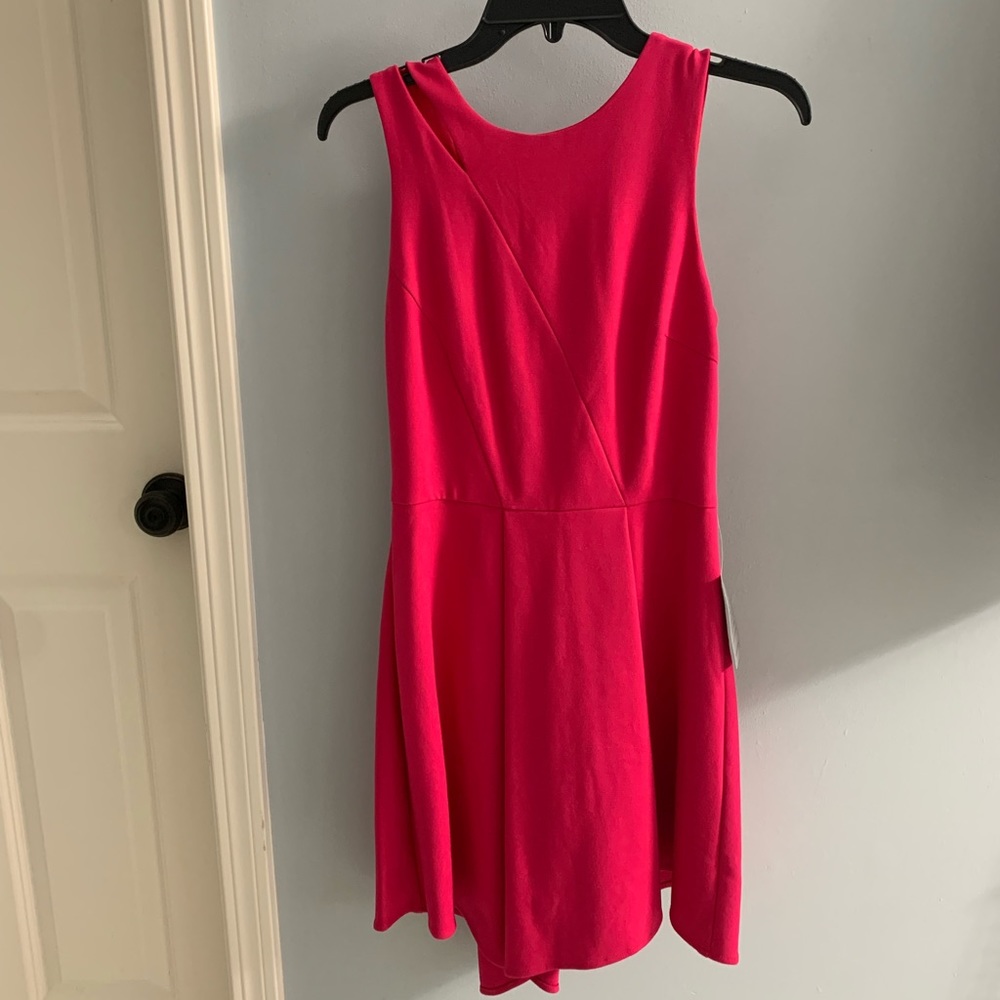 NWT Pink asymmetrical dress